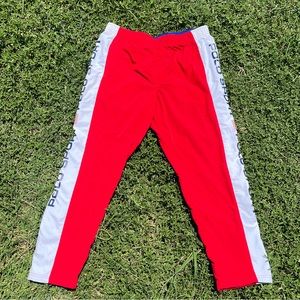Polo Ralph Lauren Polo Sport Track Pants | Men’s | Red, Blue, and White